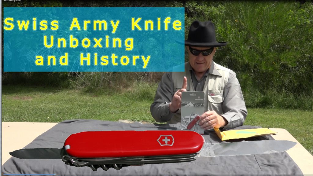 Unboxing video of a gifted Swiss Army Knife.