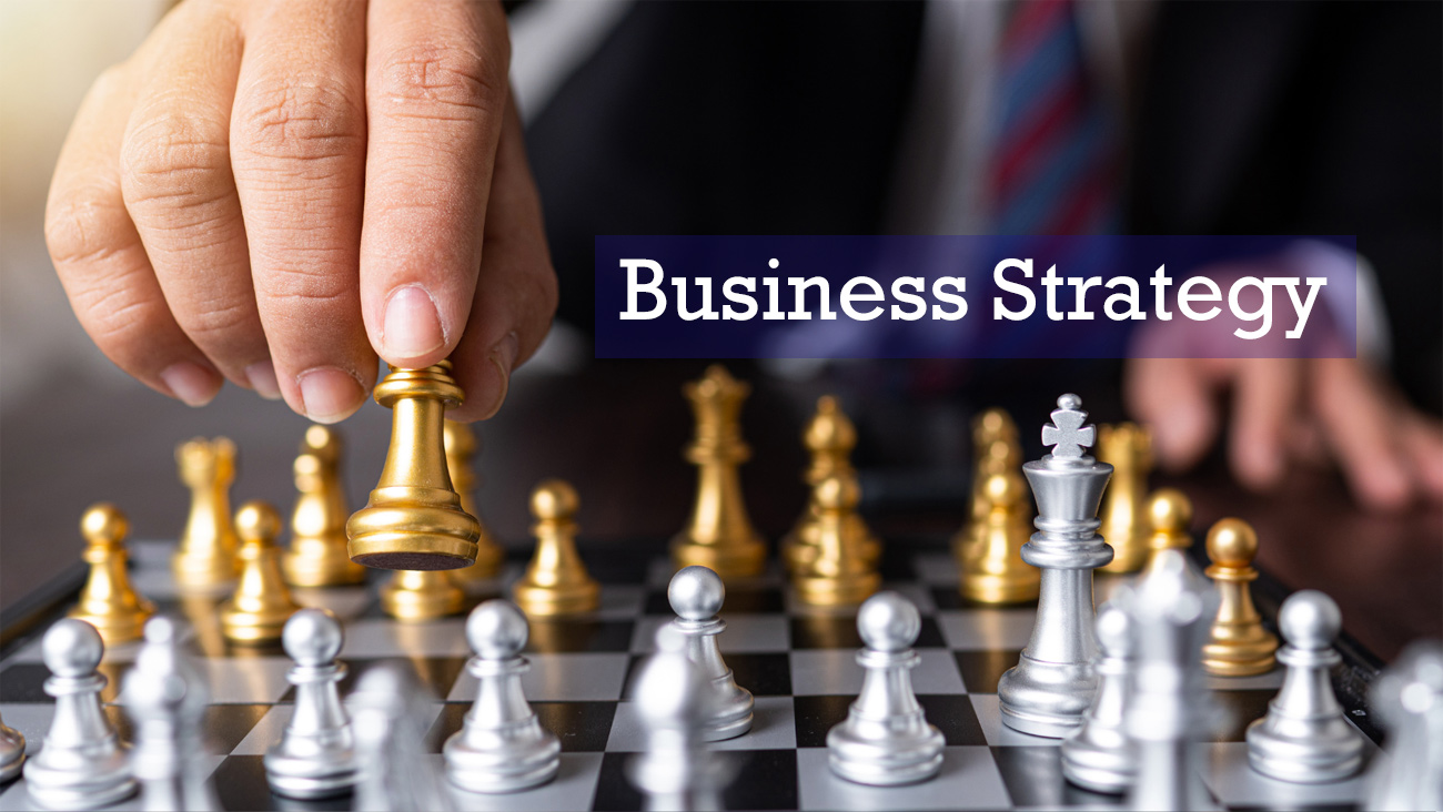 Business Strategy Chess Graphic