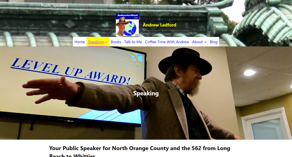 Andrew Ledford Public Speaker