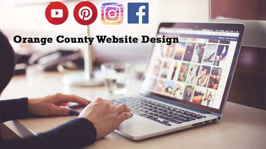 Orange County Web Design Computer graphic.