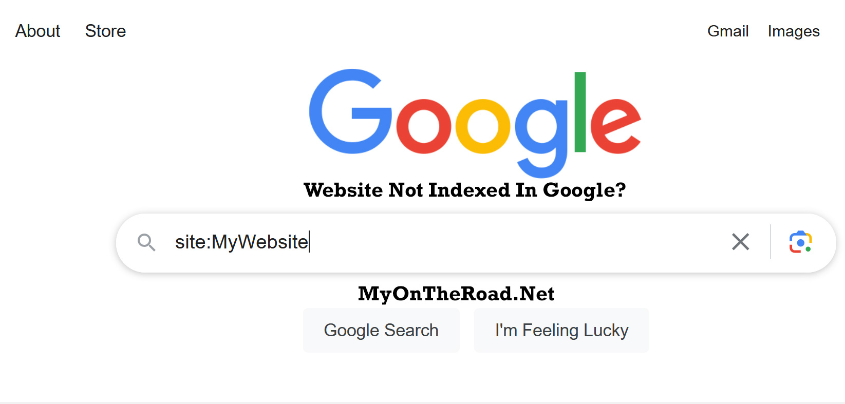 Website Not Indexed In Google