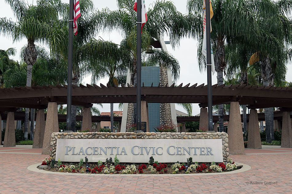 Placentia City Hall and Civic Center Sign