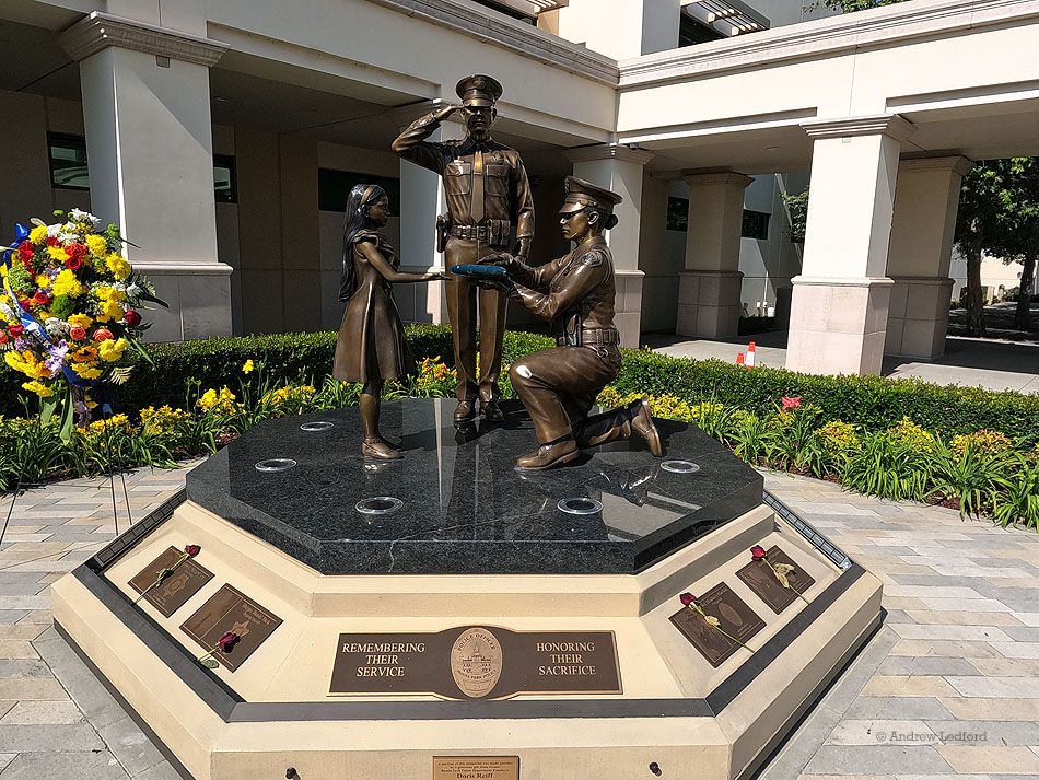 Police Memorial at Buena Park City Hall