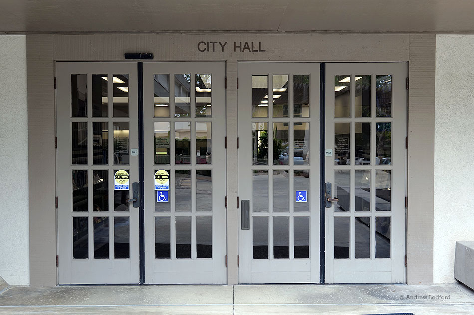 Yorba Linda City Hall Entrance